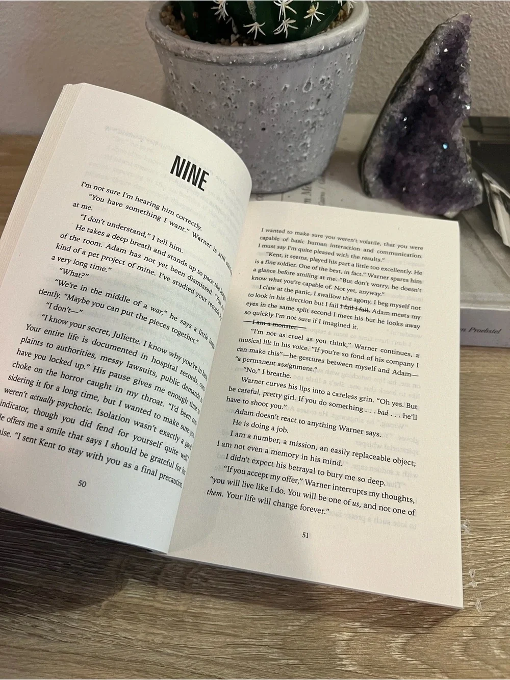 Shatter Me Tahereh Mafi Paperback Book One Revised Edition 2018 YA Dystopian⁠
